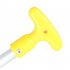 Retractable Boat Paddle Rod Reinforced Plastic Blade Telescoping Rafting Boat Paddle Water Sports Accessories yellow
