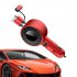 Retractable Car Charger 3 In 1 Fast Charge Cord Stretchable Cable Adapter Car Charger Adapter For Most Cars Phones red