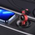 Retractable Car Charger 3 In 1 Fast Charge Cord Stretchable Cable Adapter Car Charger Adapter For Most Cars Phones red
