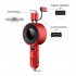 Retractable Car Charger 3 In 1 Fast Charge Cord Stretchable Cable Adapter Car Charger Adapter For Most Cars Phones red