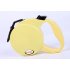 Retractable Pet Leash for Outdoor Large Medium Small Dogs Walking Leads Yellow S