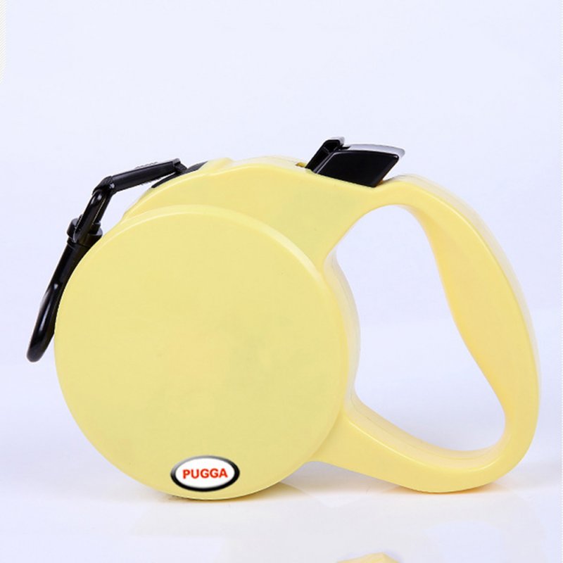 Retractable Pet Leash for Outdoor Large Medium Small Dogs Walking Leads Yellow_S