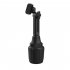 Retractable Rotating Magnetic Mobile Phone Bracket Car Cup Base Phone Positioning Navigation Holder Stand black   silver