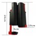Retractable Table Tennis Net Rack Portable Ping Pong Net Stand for Any Table Black red