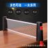 Retractable Table Tennis Net Rack Portable Ping Pong Net Stand for Any Table Black red