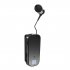 Retractable Wireless Headset Wireless Earpiece LED Battery Display Headphones Fast Charging Clip On Handsfree Earbuds K65 gradient green