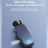 Retractable Wireless Headset Wireless Earpiece LED Battery Display Headphones Fast Charging Clip On Handsfree Earbuds K65 gradient green