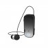 Retractable Wireless Headset Wireless Earpiece LED Battery Display Headphones Fast Charging Clip On Handsfree Earbuds K65 gradient blue
