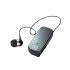 Retractable Wireless Headset Wireless Earpiece LED Battery Display Headphones Fast Charging Clip On Handsfree Earbuds K65 gradient blue