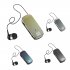 Retractable Wireless Headset Wireless Earpiece LED Battery Display Headphones Fast Charging Clip On Handsfree Earbuds K65 gradient blue
