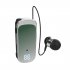 Retractable Wireless Headset Wireless Earpiece LED Battery Display Headphones Fast Charging Clip On Handsfree Earbuds K65 gradient blue