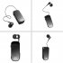 Retractable Wireless Headset Wireless Earpiece LED Battery Display Headphones Fast Charging Clip On Handsfree Earbuds K65 gradient blue