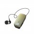 Retractable Wireless Headset Wireless Earpiece LED Battery Display Headphones Fast Charging Clip On Handsfree Earbuds K65 gradient blue
