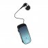 Retractable Wireless Headset Wireless Earpiece LED Battery Display Headphones Fast Charging Clip On Handsfree Earbuds K65 gradient blue
