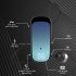 Retractable Wireless Headset Wireless Earpiece LED Battery Display Headphones Fast Charging Clip On Handsfree Earbuds K65 gradient blue