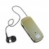 Retractable Wireless Headset Wireless Earpiece LED Battery Display Headphones Fast Charging Clip On Handsfree Earbuds K65 gradient blue