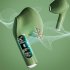 Retro Bluetooth 5 1 Headphones Tws Wireless 3D Stereo Earphones Waterproof Sports Headset Green