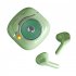 Retro Bluetooth 5 1 Headphones Tws Wireless 3D Stereo Earphones Waterproof Sports Headset Green