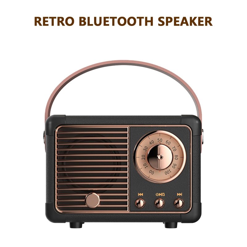 Retro Bluetooth Speaker Portable Mini Audio Card Wireless Smart Speakers