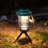Retro Camping Lamp Usb Rechargeable 2000mah Portable Tent Hanging Lamp Waterproof Outdoor Emergency Light Beige