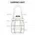 Retro Camping Lamp Usb Rechargeable 2000mah Portable Tent Hanging Lamp Waterproof Outdoor Emergency Light Green