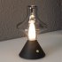 Retro Cordless Table Lamp Portable USB Charging Brightness Adjustable Bedside Night Light For Home Bedroom Bar Coffee Shop Restaurant copper