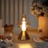 Retro Cordless Table Lamp Portable USB Charging Brightness Adjustable Bedside Night Light For Home Bedroom Bar Coffee Shop Restaurant copper