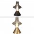 Retro Cordless Table Lamp Portable USB Charging Brightness Adjustable Bedside Night Light For Home Bedroom Bar Coffee Shop Restaurant copper