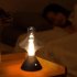 Retro Cordless Table Lamp Portable USB Charging Brightness Adjustable Bedside Night Light For Home Bedroom Bar Coffee Shop Restaurant copper