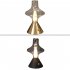 Retro Cordless Table Lamp Portable USB Charging Brightness Adjustable Bedside Night Light For Home Bedroom Bar Coffee Shop Restaurant copper
