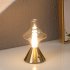 Retro Cordless Table Lamp Portable USB Charging Brightness Adjustable Bedside Night Light For Home Bedroom Bar Coffee Shop Restaurant copper