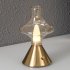 Retro Cordless Table Lamp Portable USB Charging Brightness Adjustable Bedside Night Light For Home Bedroom Bar Coffee Shop Restaurant copper