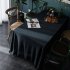Retro Jacquard Lace Tablecloth Home Table Cover For Home Party Holiday Resturant Navy 150 150cm