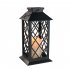 Retro Led Hollow Lantern Portable Outdoor Hanging Lights For Gardens Courtyards Corridors Walkways Decor yellow flashing
