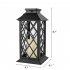 Retro Led Hollow Lantern Portable Outdoor Hanging Lights For Gardens Courtyards Corridors Walkways Decor yellow flashing