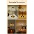 Retro Led Table Lamp Rechargeable Crystal Lampshade Touch Sensor Night Light Touch 3 color model