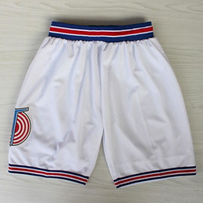 Retro Mesh Cool Shorts  Casual Sports Basketball Squad Shorts Fashion Short Pants white_XL