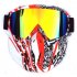 Retro Outdoor Cycling Mask Goggles Motocross Ski Snowboard Snowmobile Face Mask Shield Glasses Eyewear9WHG
