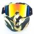 Retro Outdoor Cycling Mask Goggles Motocross Ski Snowboard Snowmobile Face Mask Shield Glasses Eyewear4IQP