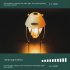 Retro Portable Camping Light Type c Rechargeable Ipx4 Waterproof Outdoor Tent Lamp For Hiking Climbing creamy white