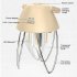 Retro Portable Camping Light Type c Rechargeable Ipx4 Waterproof Outdoor Tent Lamp For Hiking Climbing creamy white