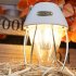 Retro Portable Camping Light Type c Rechargeable Ipx4 Waterproof Outdoor Tent Lamp For Hiking Climbing creamy white