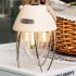 Retro Portable Camping Light Type c Rechargeable Ipx4 Waterproof Outdoor Tent Lamp For Hiking Climbing creamy white