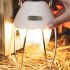 Retro Portable Camping Light Type c Rechargeable Ipx4 Waterproof Outdoor Tent Lamp For Hiking Climbing creamy white