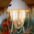 Retro Portable Camping Light Type c Rechargeable Ipx4 Waterproof Outdoor Tent Lamp For Hiking Climbing creamy white
