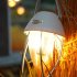 Retro Portable Camping Light Type c Rechargeable Ipx4 Waterproof Outdoor Tent Lamp For Hiking Climbing creamy white