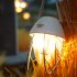 Retro Portable Camping Light Type c Rechargeable Ipx4 Waterproof Outdoor Tent Lamp For Hiking Climbing creamy white