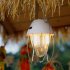 Retro Portable Camping Light Type c Rechargeable Ipx4 Waterproof Outdoor Tent Lamp For Hiking Climbing creamy white
