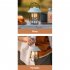 Retro Portable Tent Lamp Usb Rechargeable Waterproof Camping Lantern for Outdoor Camping Garden Porches Black