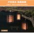 Retro Simulation LED Solar Flame Light Garden Decorative Landscape Light Outdoor Waterproof Hanging Lamp Photo Color